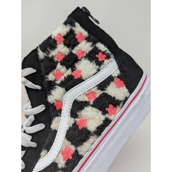NEW NWT VANS CHECKERBOARD SHERPA SK8 HI - Picture 6 of 9